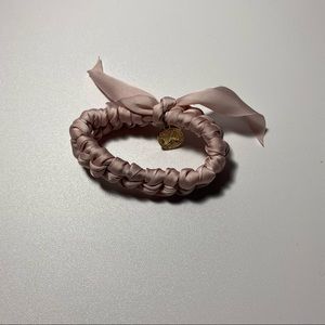 Pink hair tie